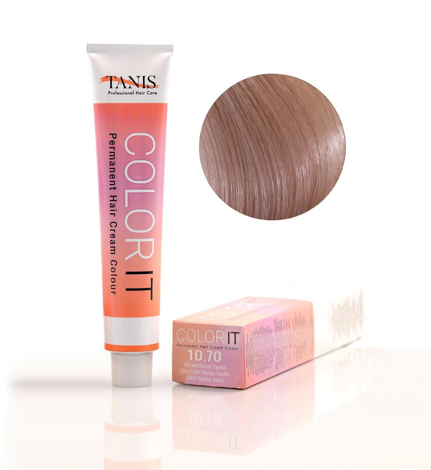 Permanente Haarfarbe COLOR-IT 10.70 Ultrahellblond Vanille