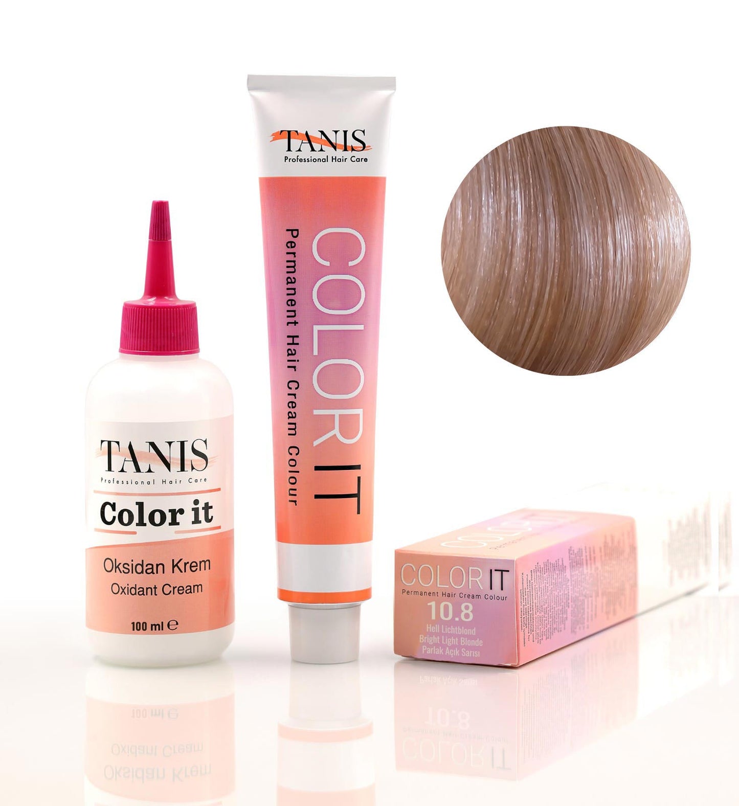 Permanente Haarfarbe COLOR-IT 10.8 Hell Lichtblond