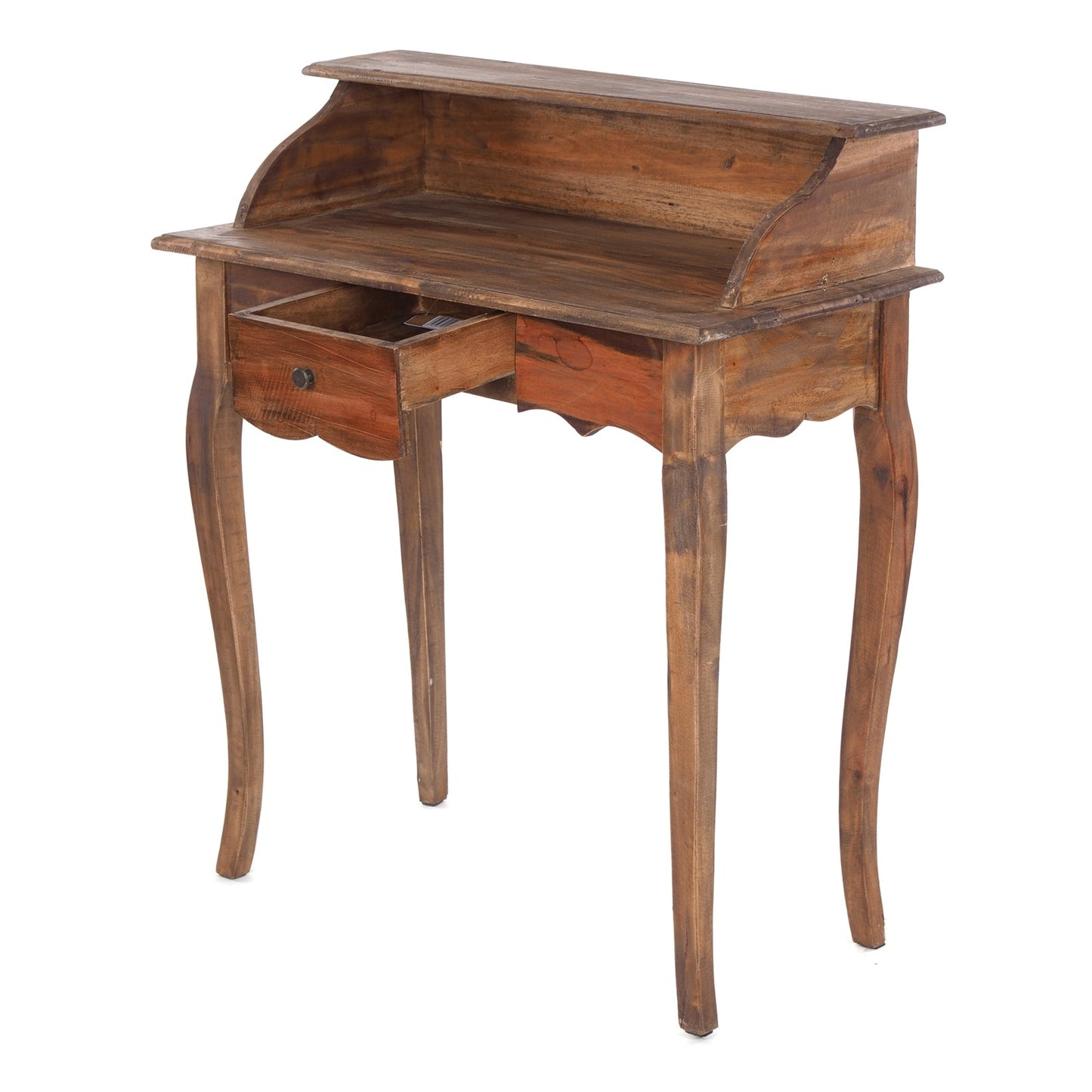 MASSIVHOLZ SEKRETÄR NAPOLEON 92x80cm(HxB) | Massivholz Schreibtisch | Farbe: 02 hellbraun