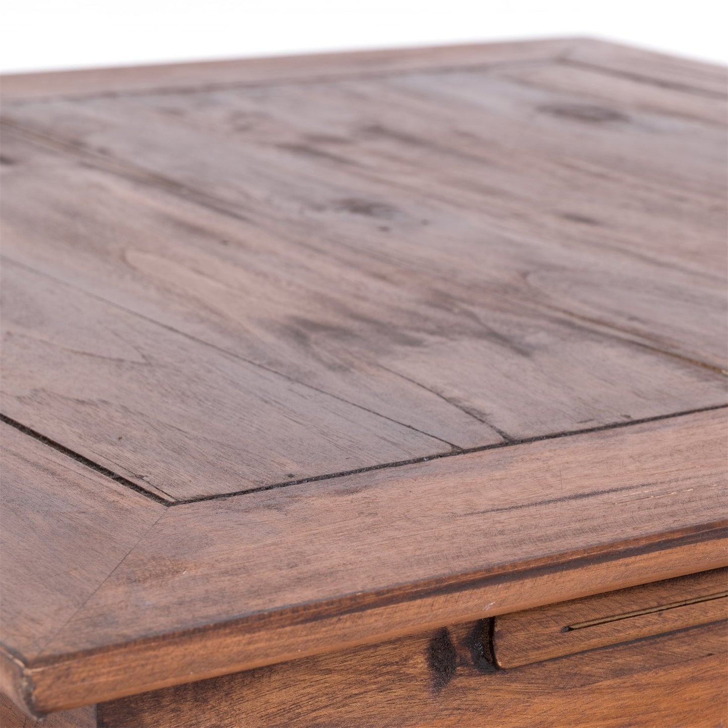OPIUMTISCH "EAST 80" | 80x80x36 cm, Mahagoni | Beistelltisch | Farbe: 02 hellbraun
