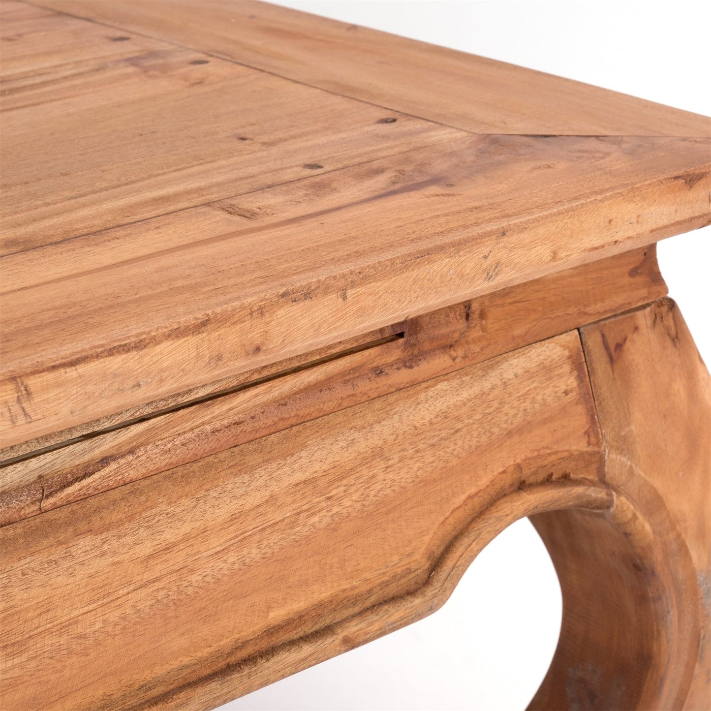 OPIUMTISCH "EAST 80" | 80x80x36 cm, Mahagoni | Beistelltisch | Farbe: 08 honigfarben gewachst
