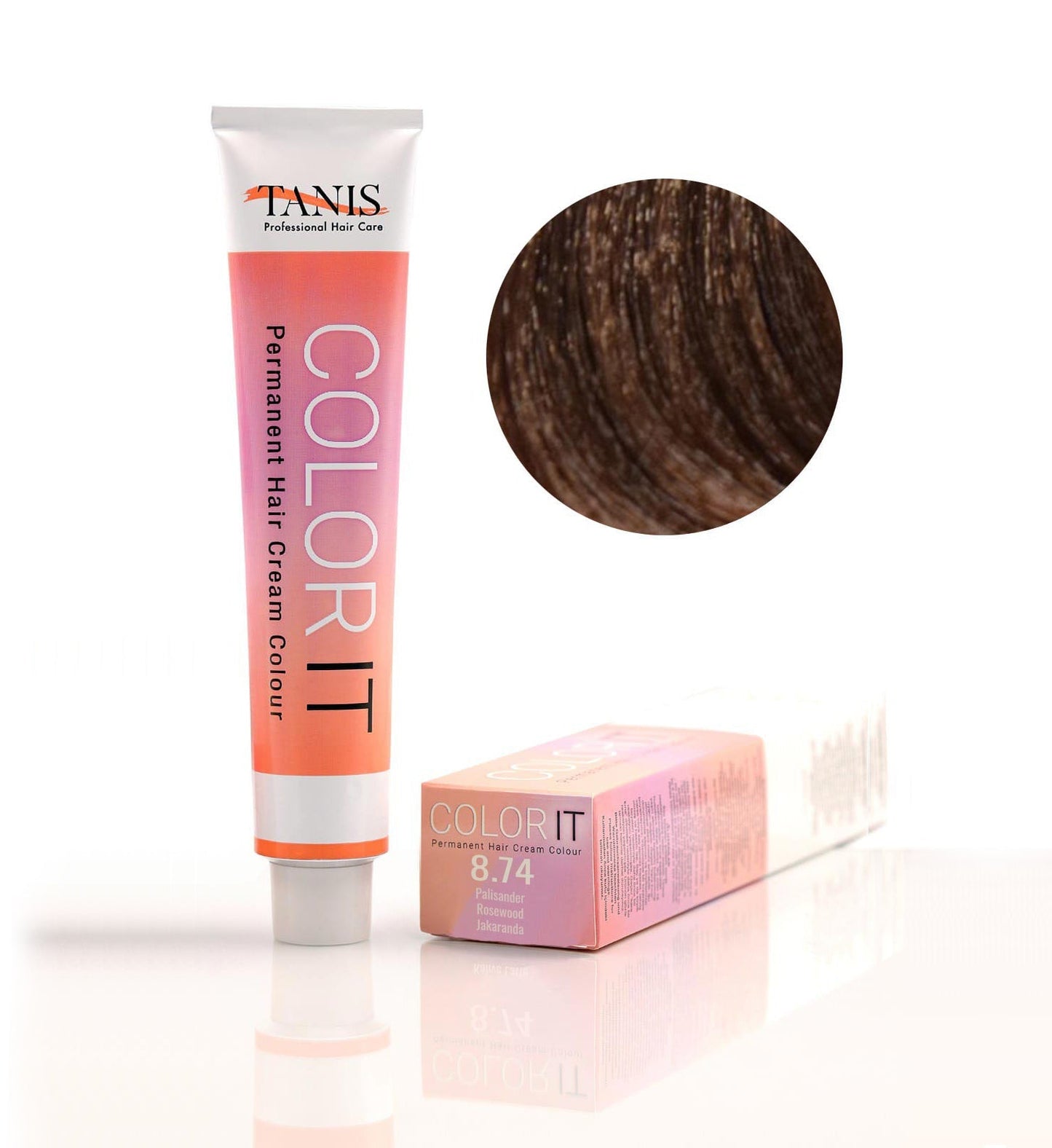 Permanente Haarfarbe COLOR-IT 8.74 Palisander