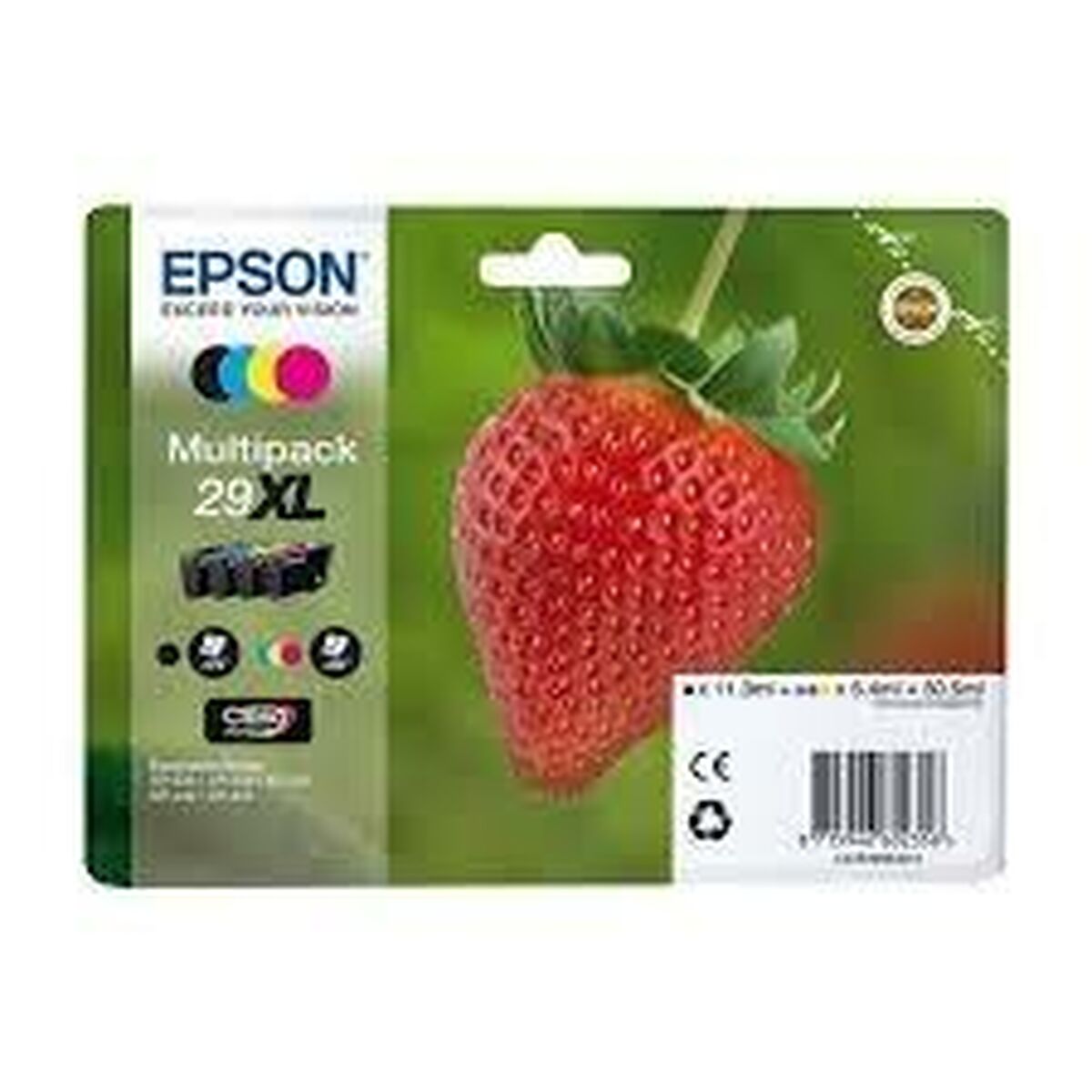 Original Tintenpatrone Epson Nº 29 XL Schwarz/Zyanblau/Magenta/Gelb (8 Stück) (1 Stück)