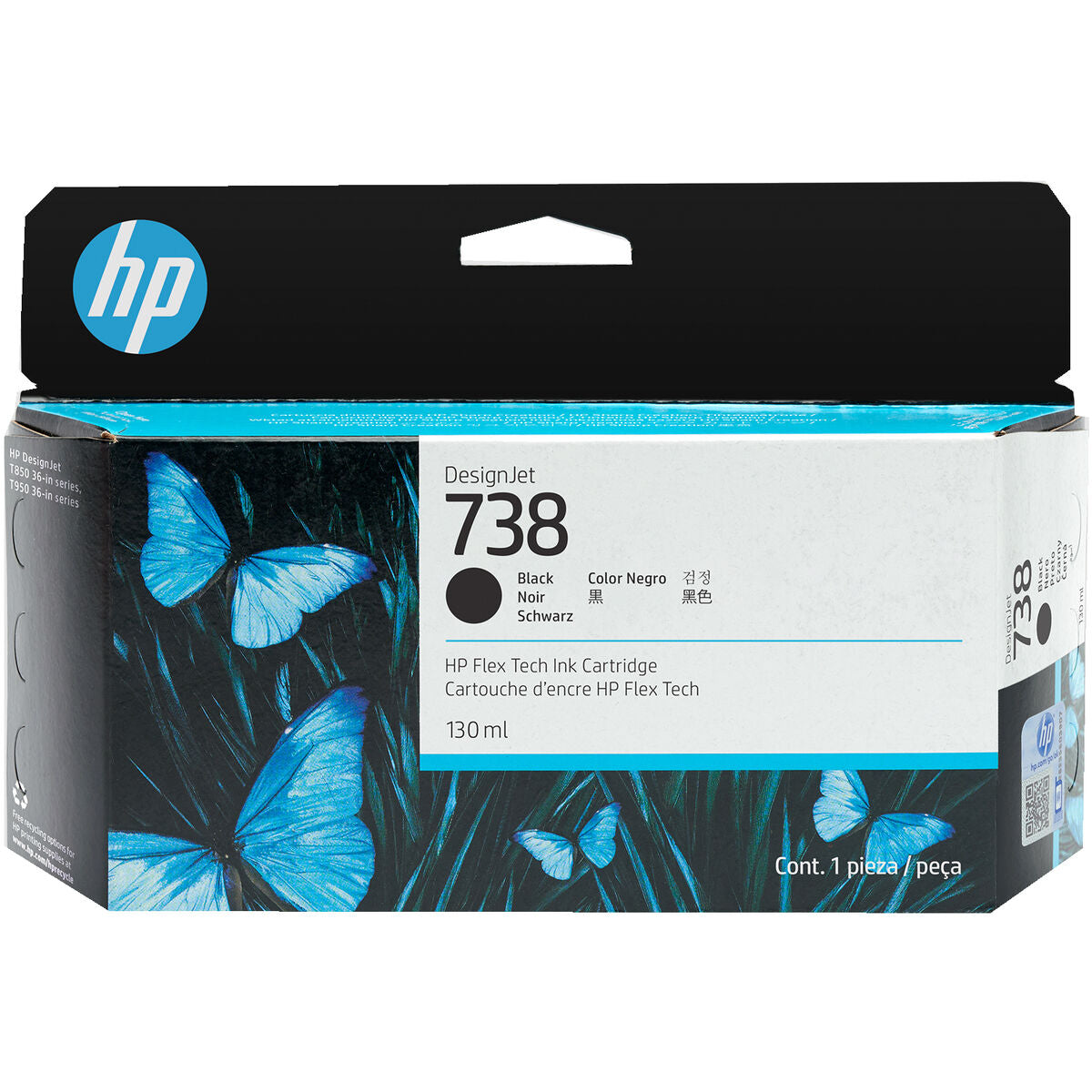 Original Tintenpatrone HP 498N4A Schwarz