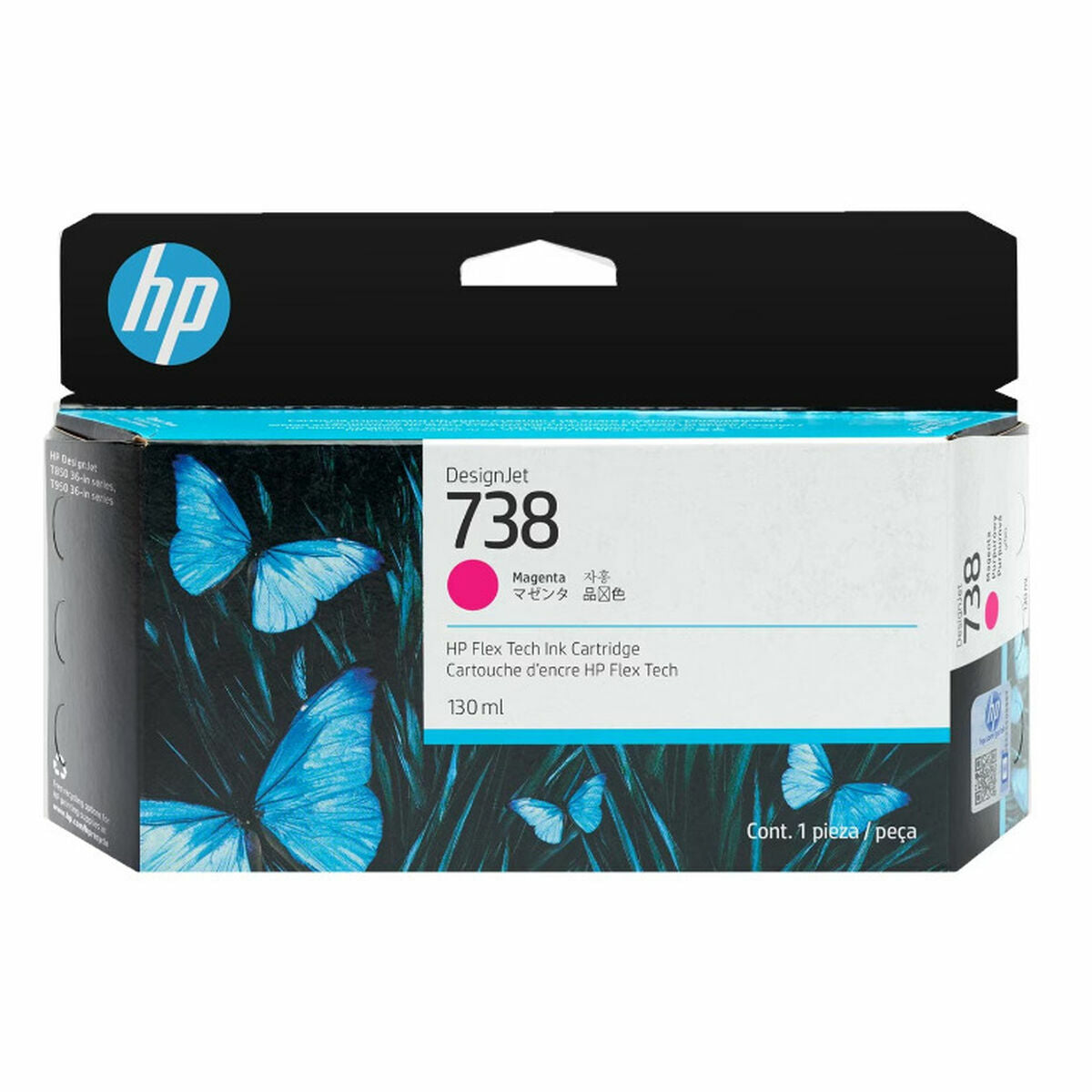 Original Tintenpatrone HP DESIGNJET 738 Magenta