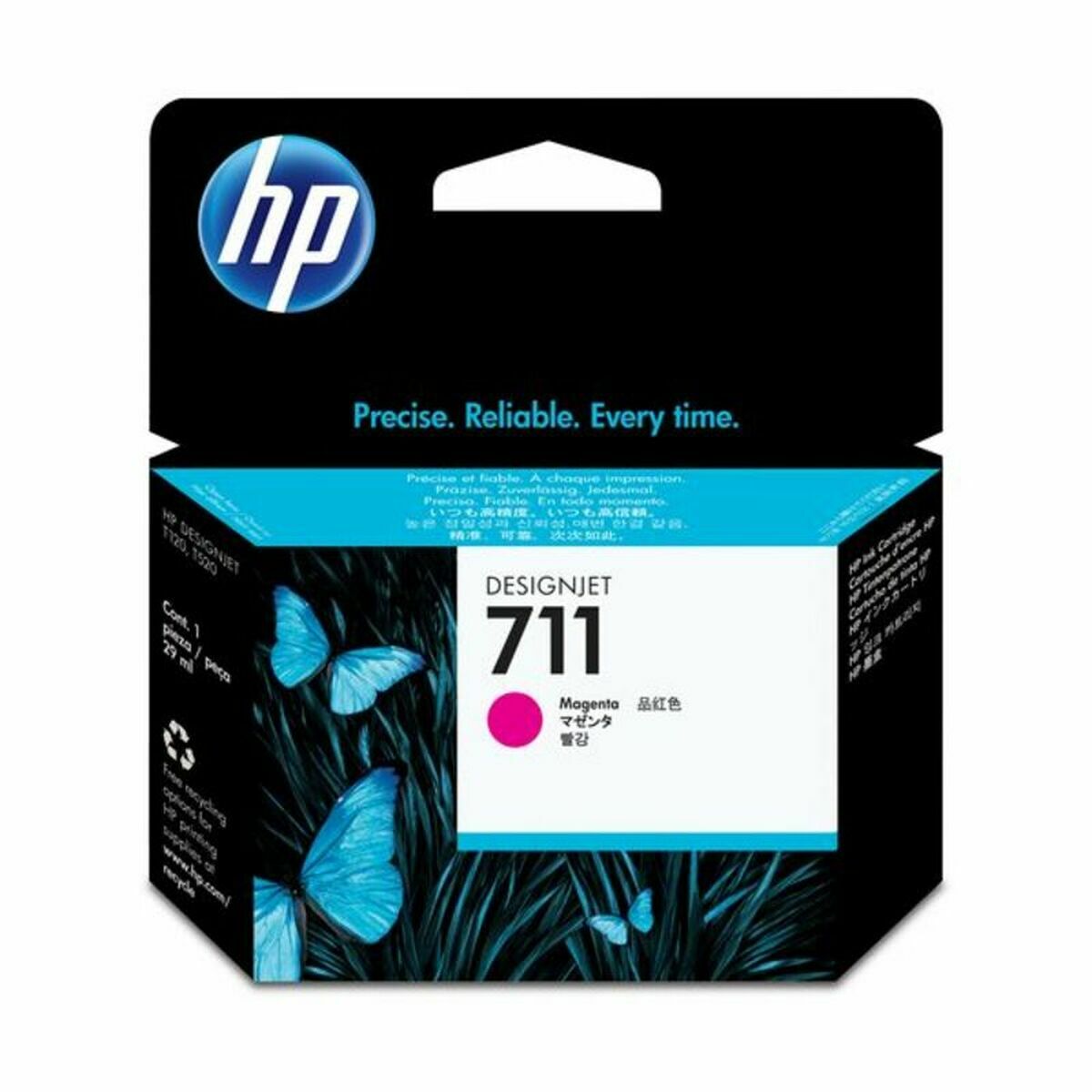 Original Tintenpatrone HP CZ131A Magenta Bunt
