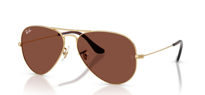 Ray-Ban Aviator RB3025 - Medium#colour_arista-gold-red