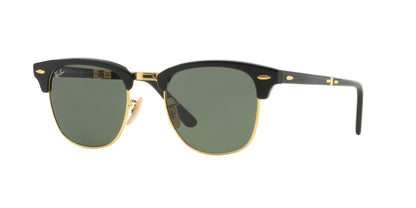 Ray-Ban Folding Clubmaster RB2176 Black/Green #colour_black-green