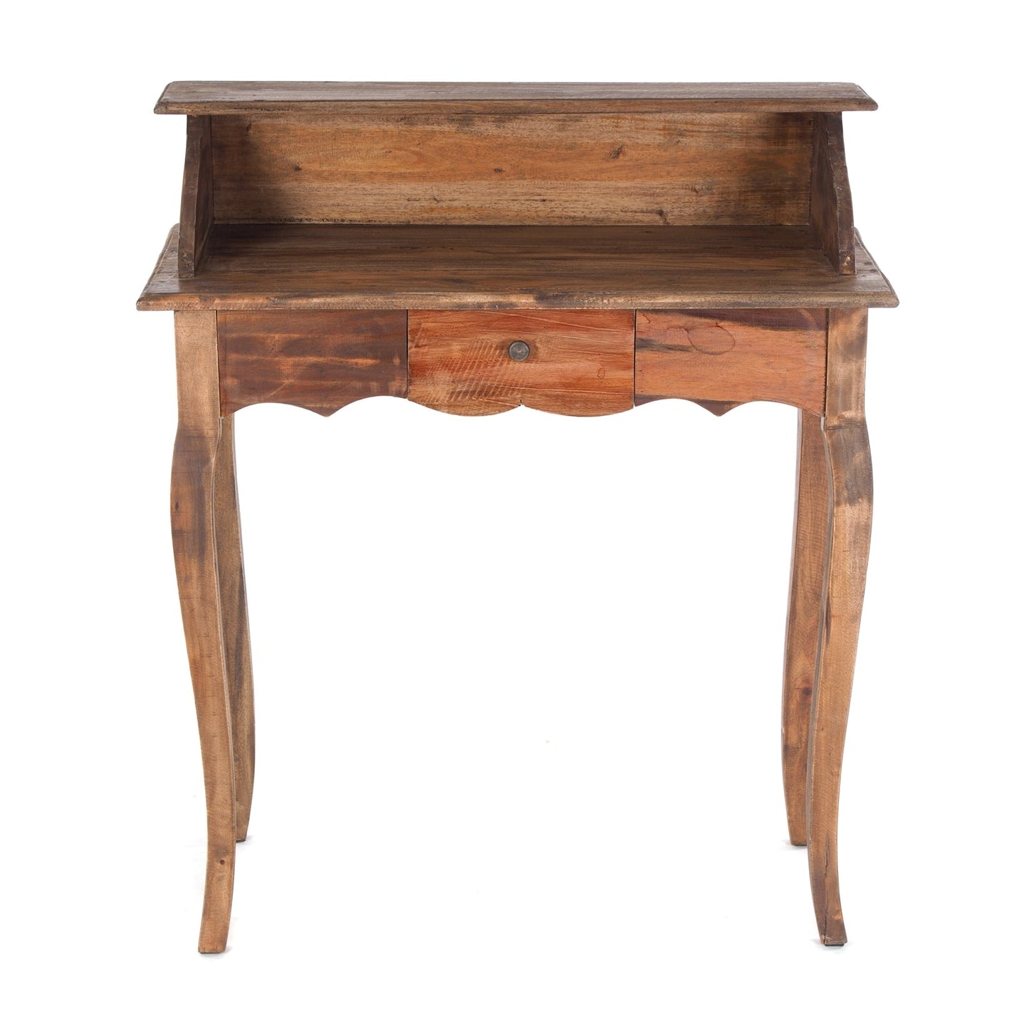 MASSIVHOLZ SEKRETÄR NAPOLEON 92x80cm(HxB) | Massivholz Schreibtisch | Farbe: 02 hellbraun