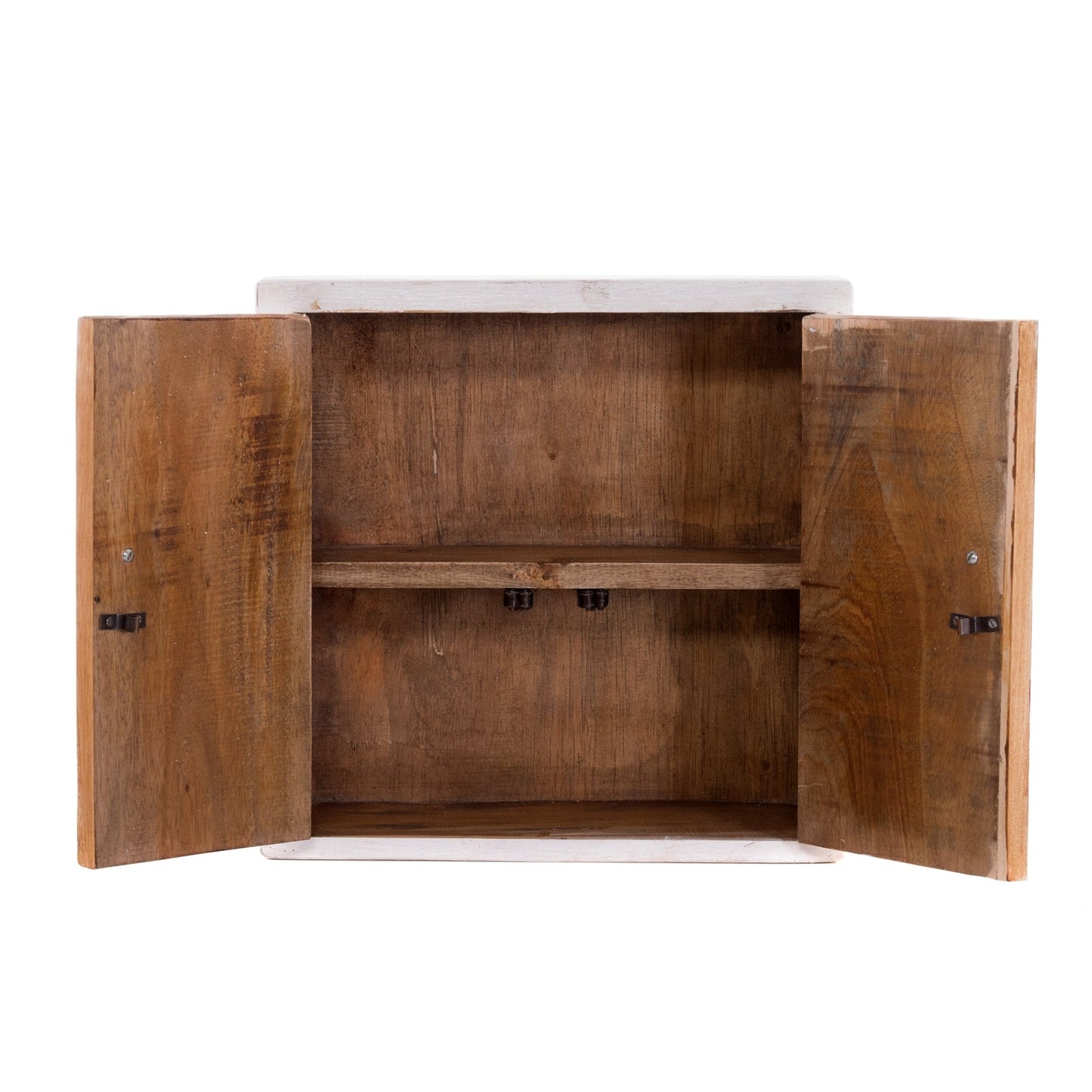 MEDIZINSCHRANK MEDIC | 35x35x13cm, Massivholz | Wandschrank | Farbe: 06 weiß-landhaus