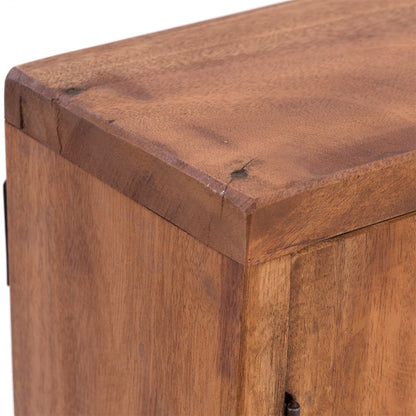 MEDIZINSCHRANK MEDIC | 35x35x13cm, Massivholz | Wandschrank | Farbe: 08 honigfarben gewachst