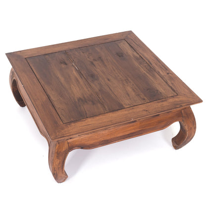 OPIUMTISCH "EAST 80" | 80x80x36 cm, Mahagoni | Beistelltisch  | Farbe: 02 hellbraun