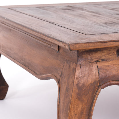 OPIUMTISCH "EAST 80" | 80x80x36 cm, Mahagoni | Beistelltisch  | Farbe: 02 hellbraun