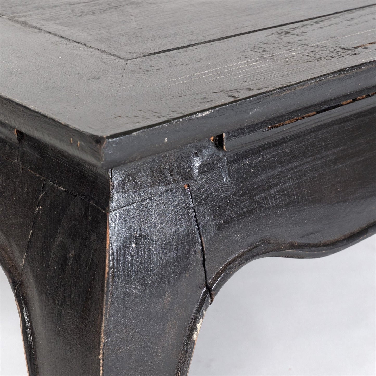 OPIUMTISCH "EAST 80" | 80x80x36 cm, Mahagoni | Beistelltisch  | Farbe: 09 voodoo - schwarz