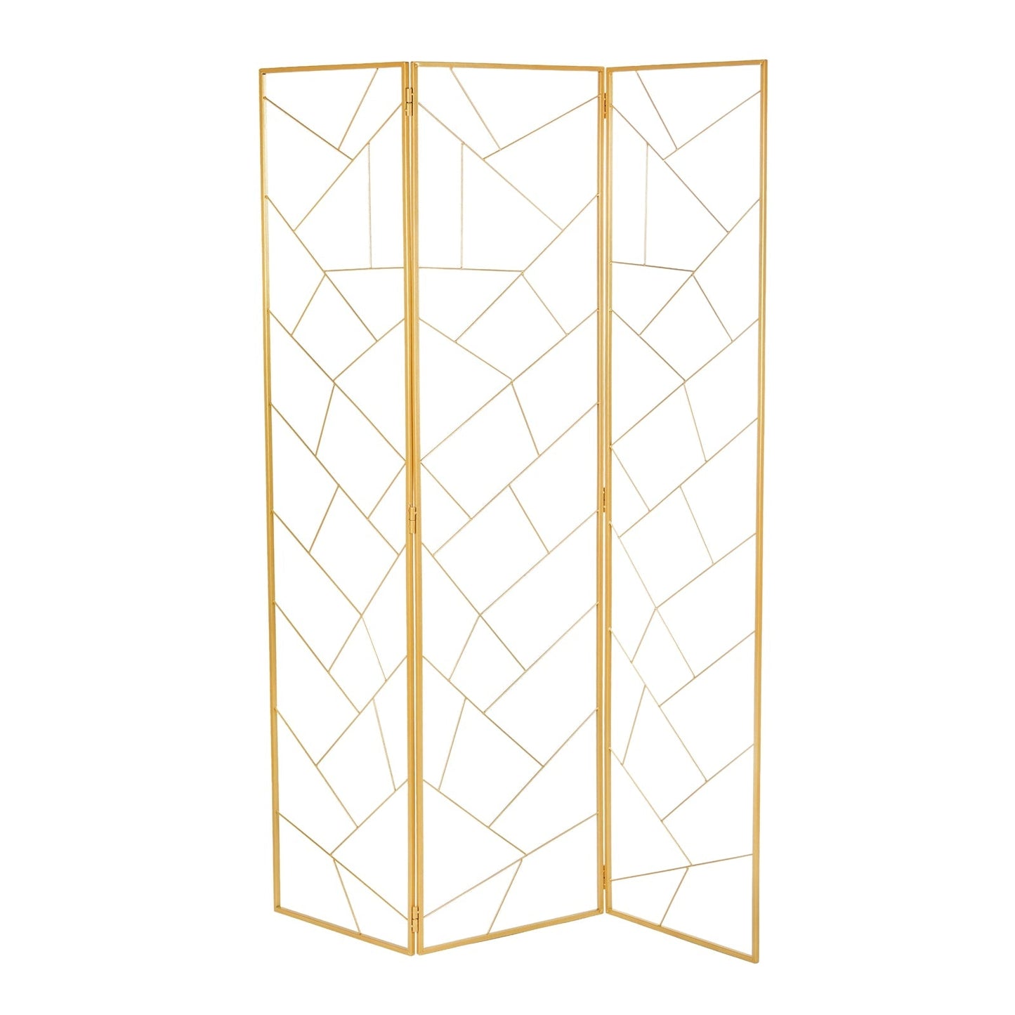 RAUMTEILER "MOSAIC" | Metall, gold, 170x120cm | Paravent
