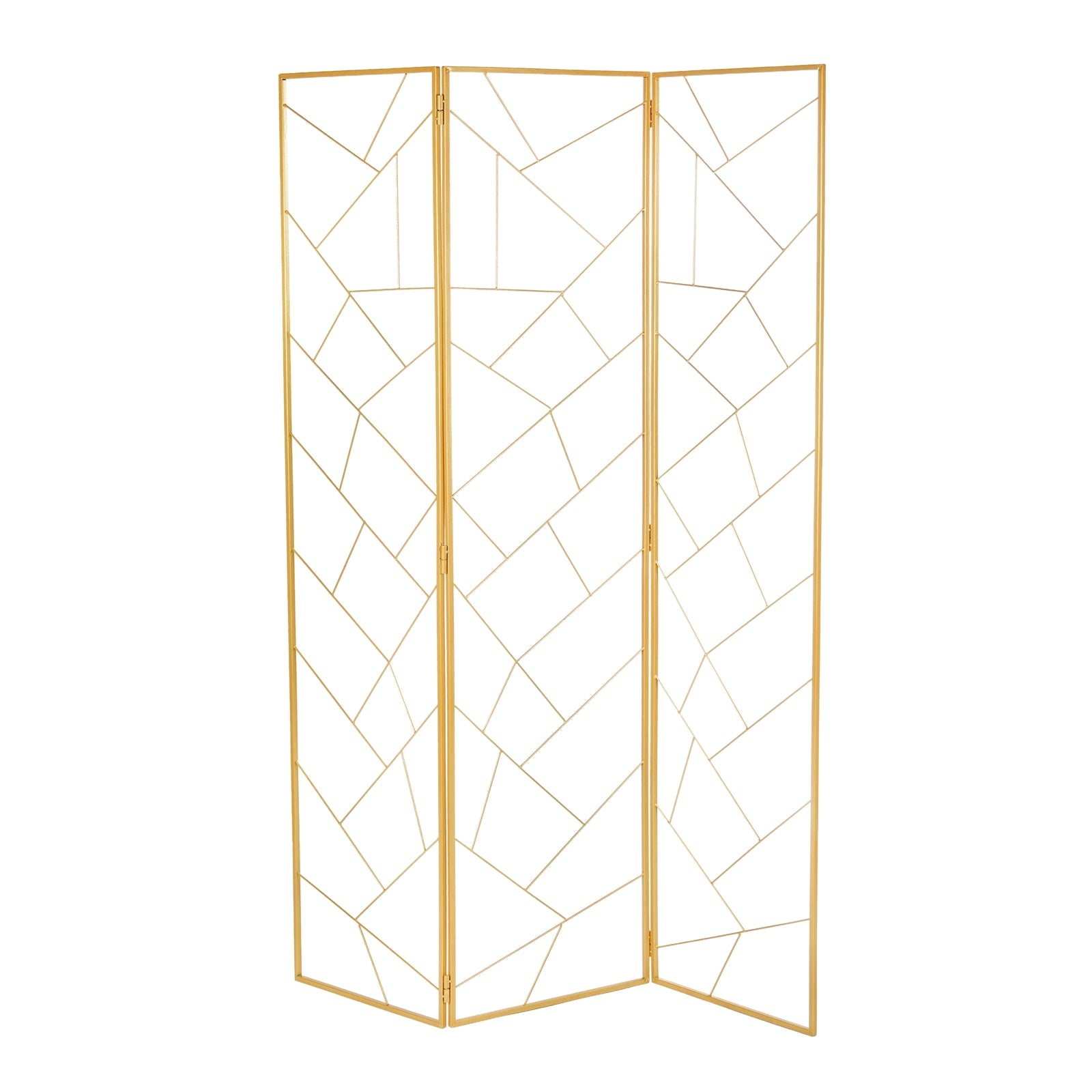 RAUMTEILER "MOSAIC" | Metall, gold, 170x120cm | Paravent