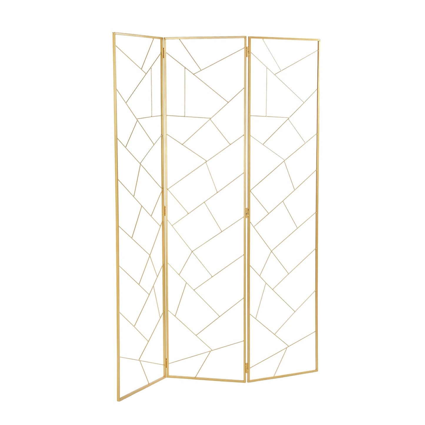 RAUMTEILER "MOSAIC" | Metall, gold, 170x120cm | Paravent