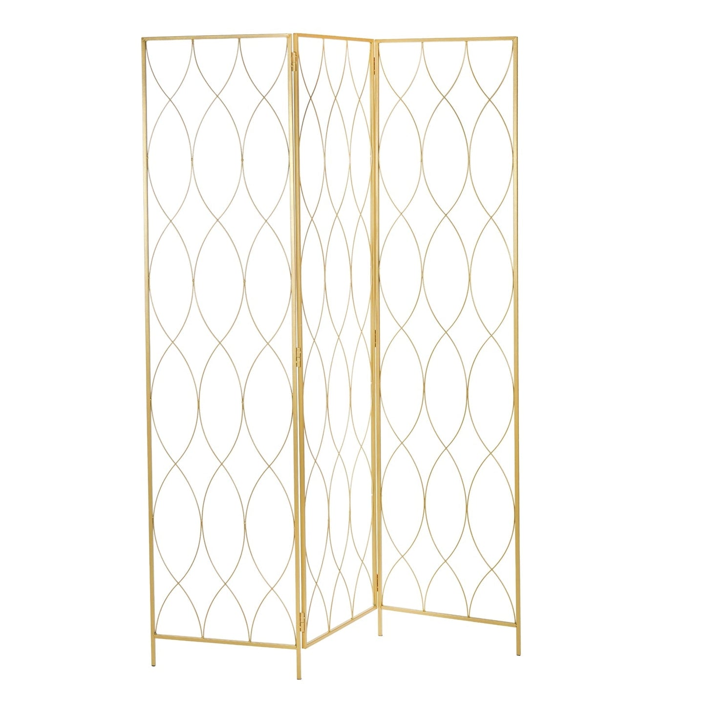 RAUMTEILER "LOUNGE" | Metall, gold, 170x120cm | Paravent