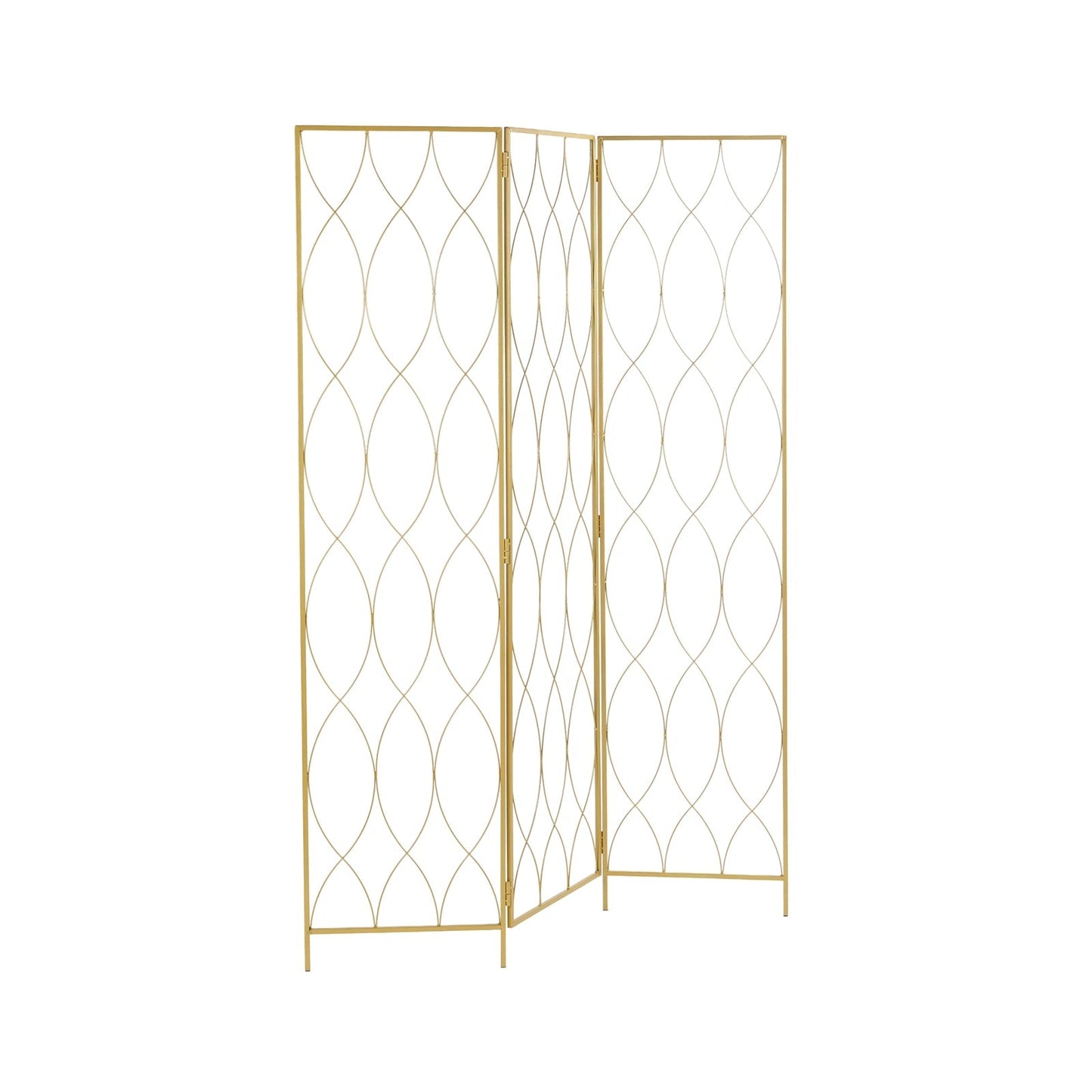 RAUMTEILER "LOUNGE" | Metall, gold, 170x120cm | Paravent