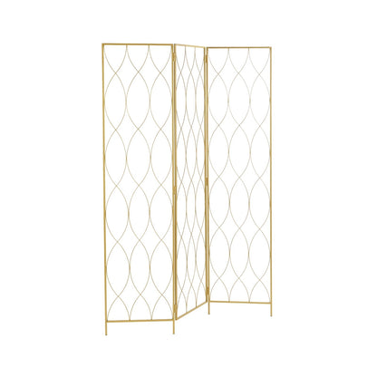 RAUMTEILER "LOUNGE" | Metall, gold, 170x120cm | Paravent