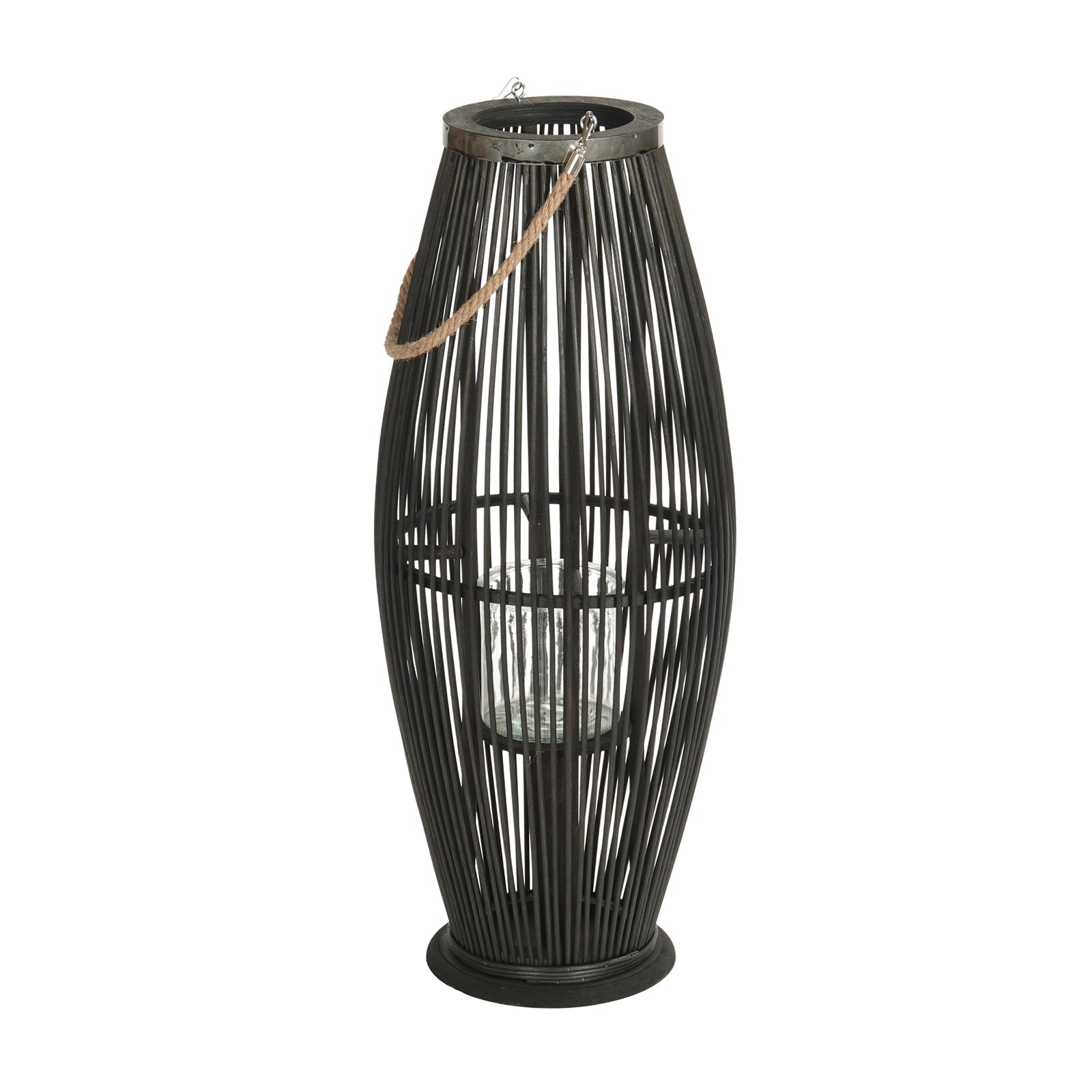 Deko  LATERNE "ZYA" |  Bambus | Natur Windlicht