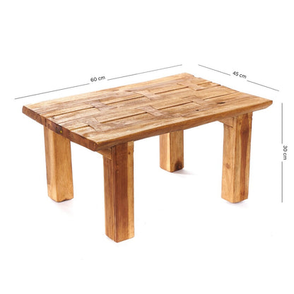 BEISTELLTISCH Grain 60 | 60x30x45 cm (BxHxT) | niedriger Couchtisch