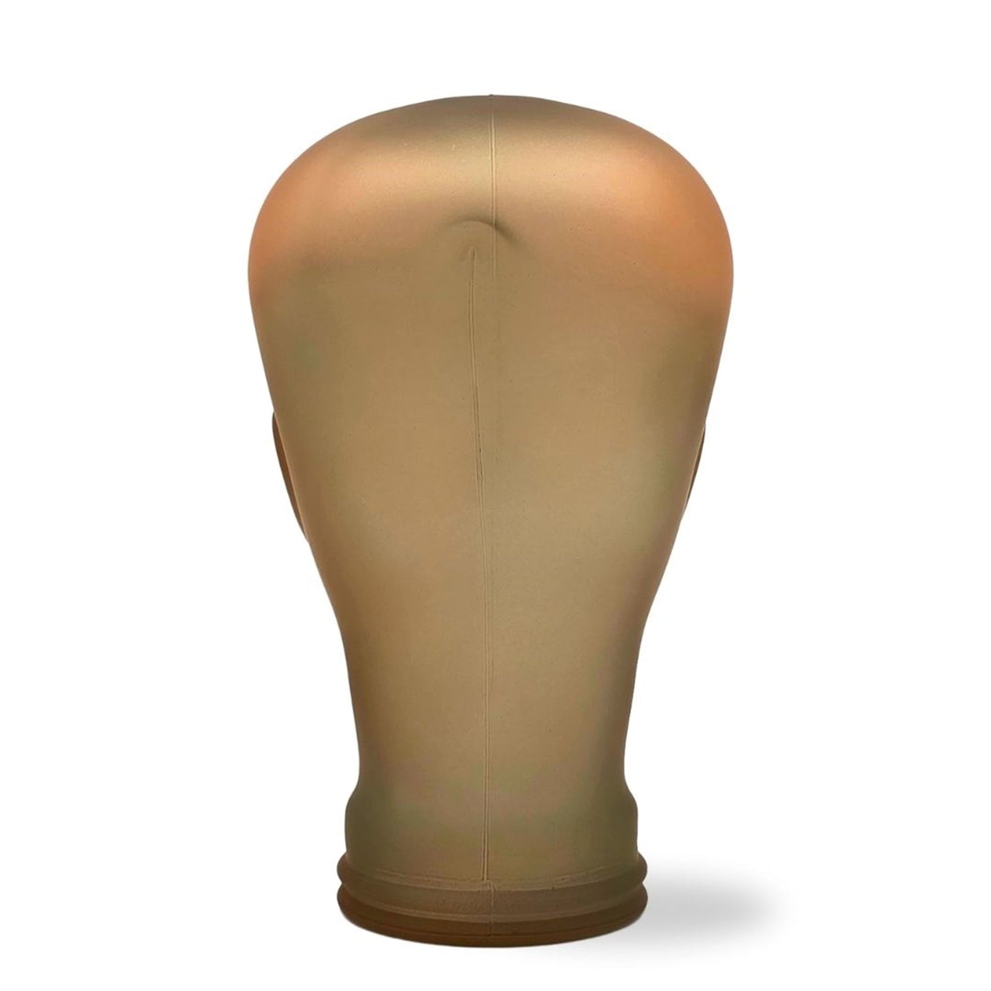 Glas KOPFHÖRERSTÄNDER transparent + satin | 29cm Glaskopf Skulptur | Farbe: S02 ombre