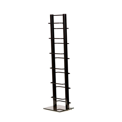 DESIGN CD STÄNDER "TOWER" | schwarz, 92 cm, Metall | für 85 CDs