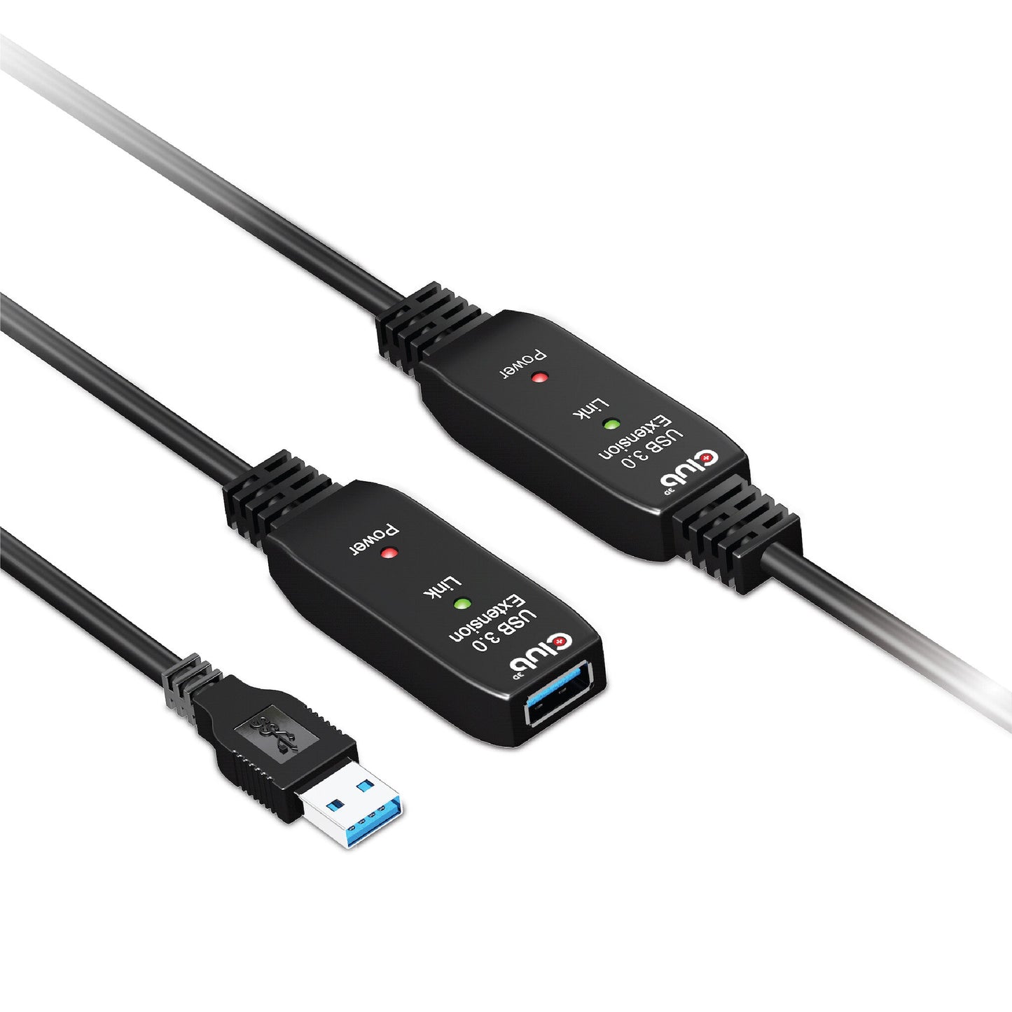 CLUB3D CAC-1406 USB-kablar 15 m USB 3.2 Gen 1 (3.1 Gen 1) USB A Svart