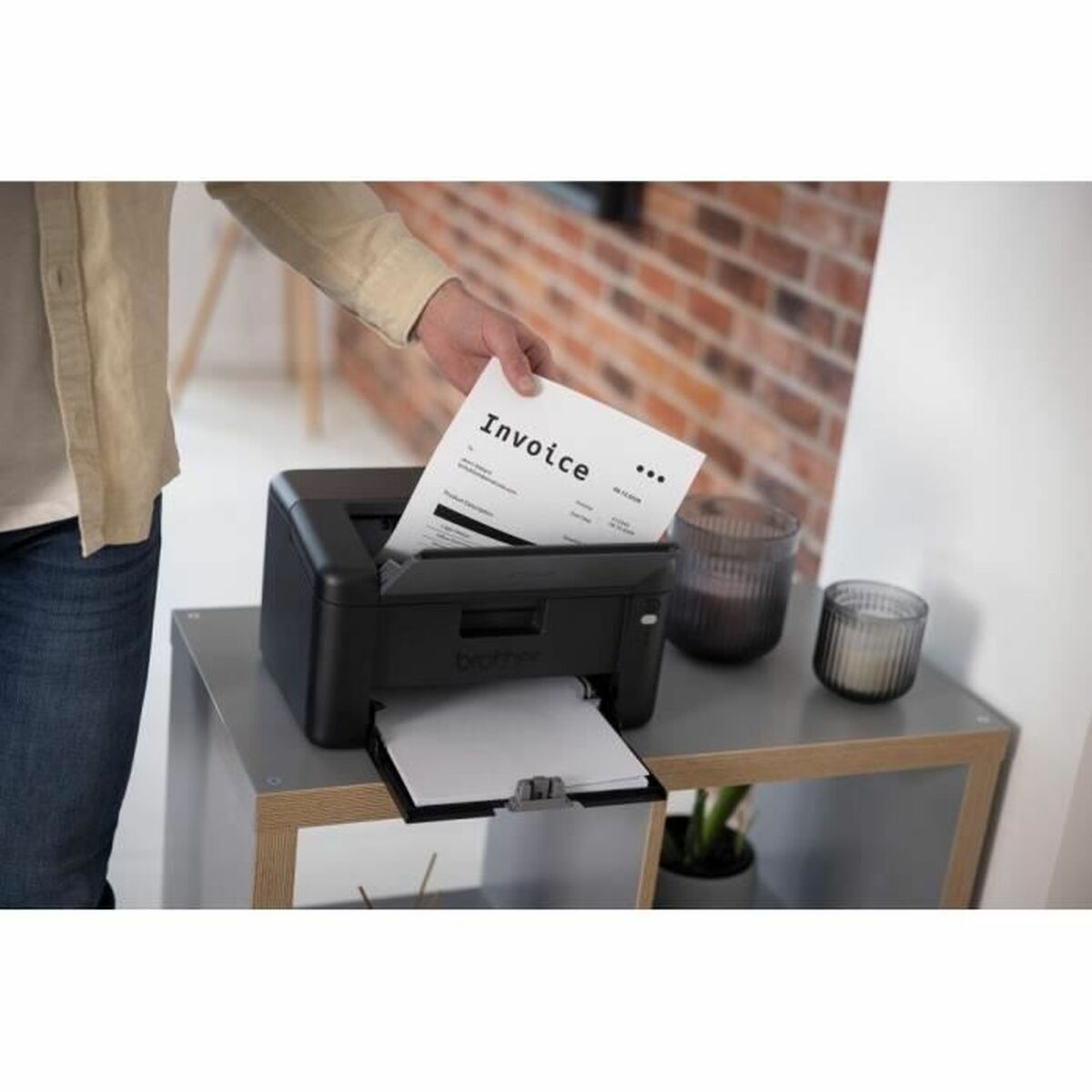 Schwarzweiß-Laserdrucker Brother HL-L1242W