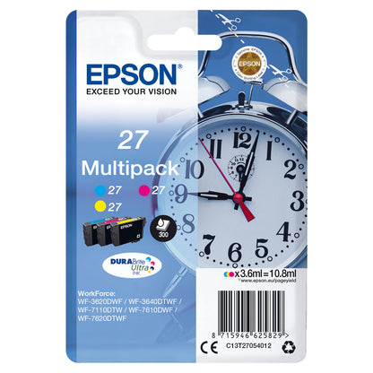 Original Tintenpatrone Epson C13T27054012 Dreifarbig Gelb Schwarz Türkis Magenta Zyanblau/Magenta/Gelb