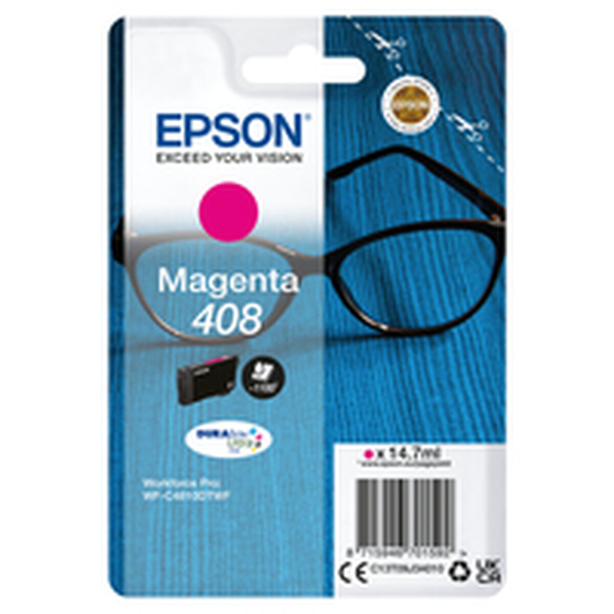 Original Tintenpatrone Epson 408 Schwarz Magenta