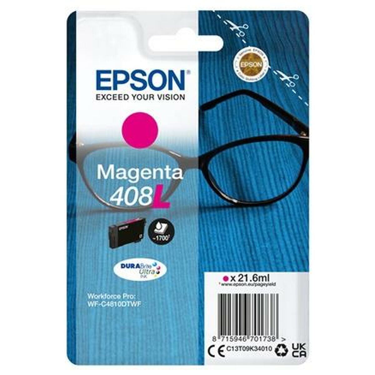 Original Tintenpatrone Epson 408L Magenta