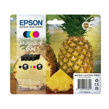 Original Tintenpatrone Epson XP-2200 WF-2910DWF Schwarz/Zyanblau/Magenta/Gelb (8 Stück)