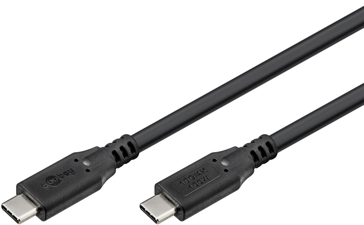 Goobay 74199 USB-kablar USB 3.2 Gen 1 (3.1 Gen 1) 0,5 m USB C Svart