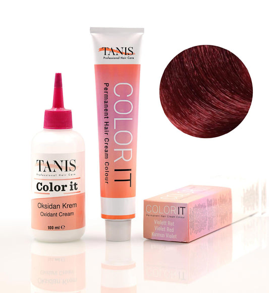 Permanente Haarfarbe COLOR-IT Violett-Rot