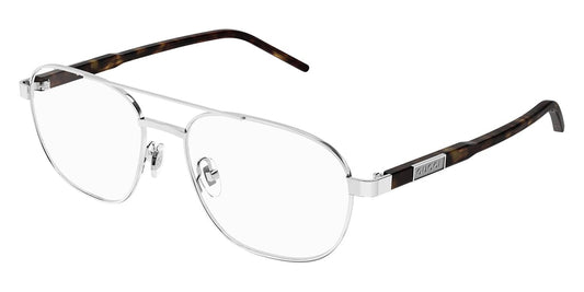 Gucci GG1800O #colour_shiny silver with dark havana
