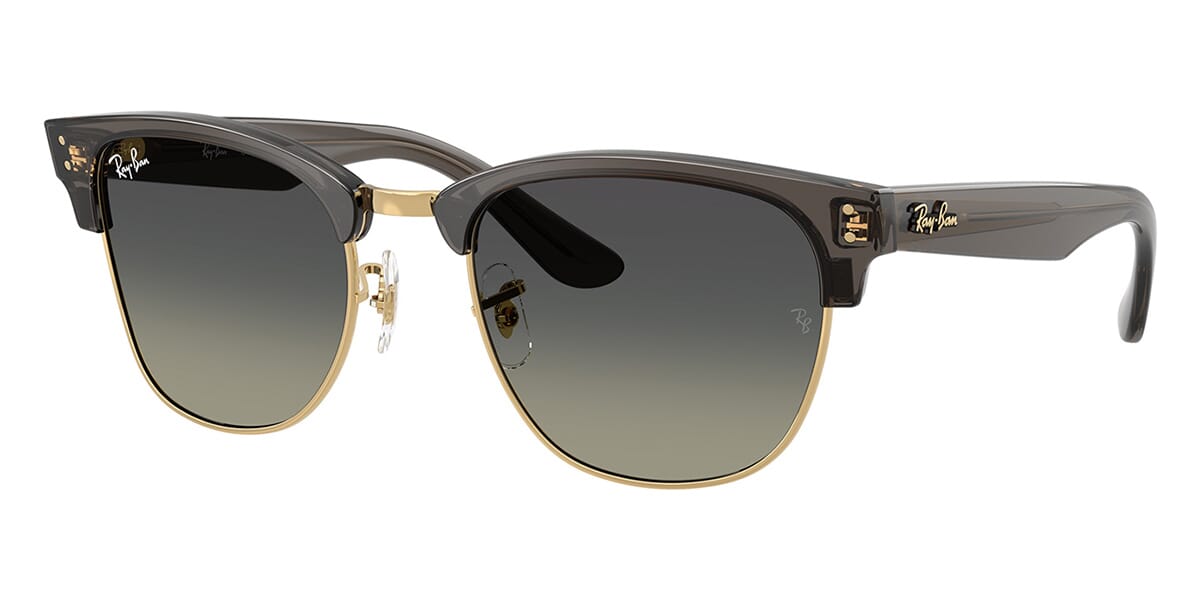 Ray-Ban Clubmaster Reverse RBR0504S#colour_dark-grey-crystal-on-gold-grey-gradient