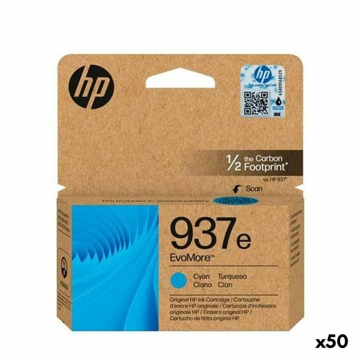 Original Tintenpatrone HP Nº937E Türkis (50 Stück)